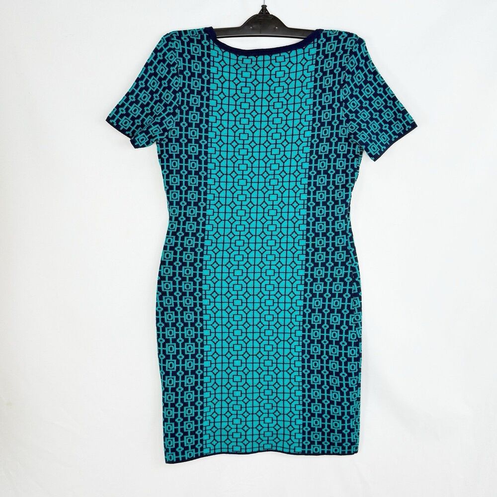 Romeo Juliet Couture Bodycon Dress Womens Size M Short Sleeve Fitted Knit - Picture 8 of 16